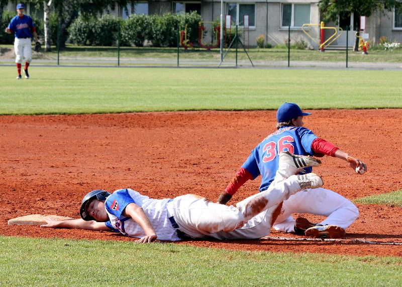 Třebíčské baseballisty zastavilo Tempo Praha před branami finále
