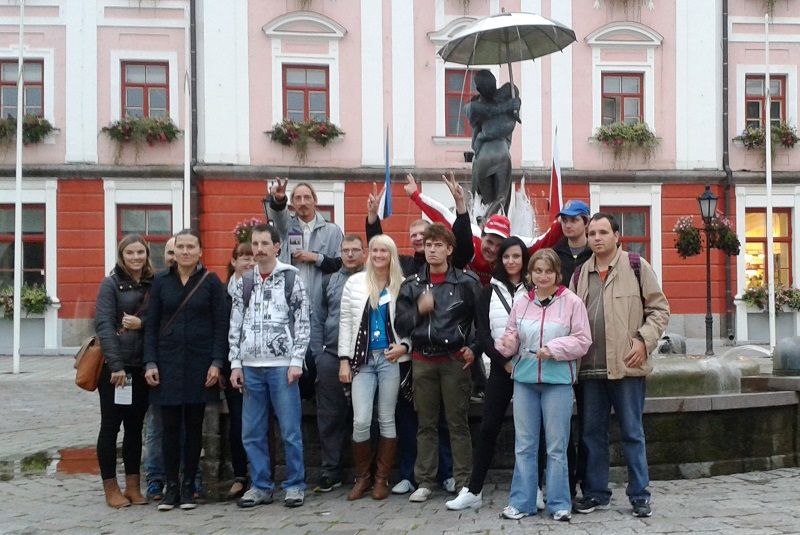 Třebíčský Barevný svět  na zkušené v Estonsku