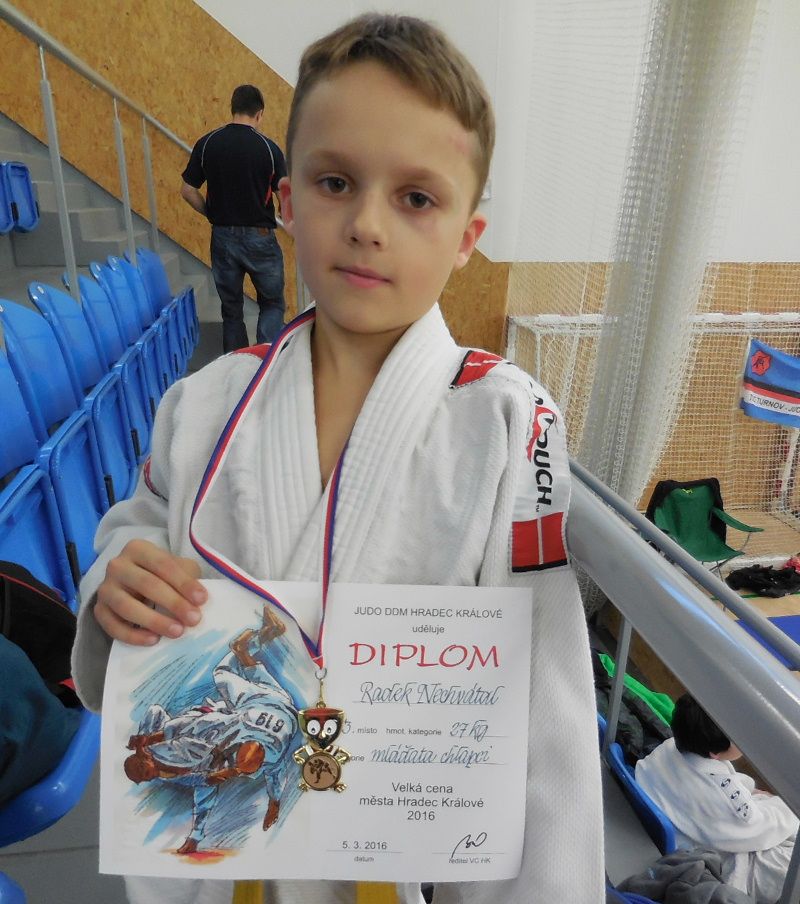 obrázek: Třebíčský judista Radek Nechvátal bodoval v Hradci Králové