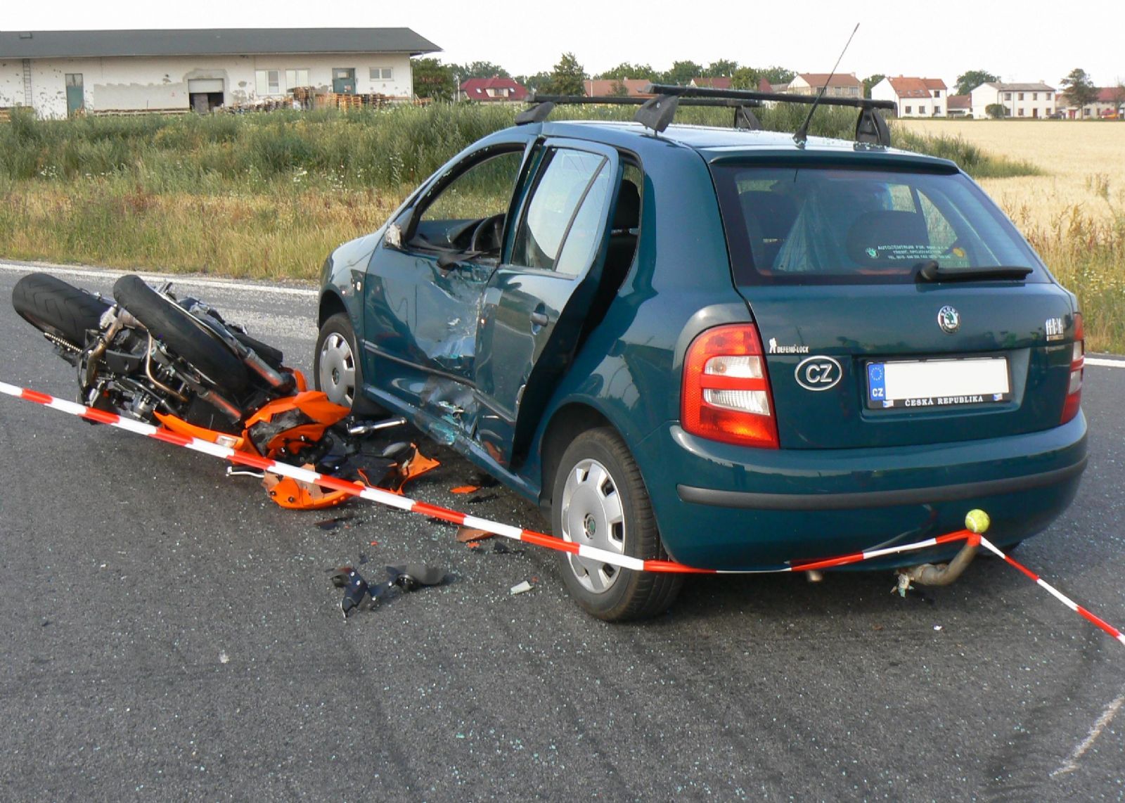 Tři nehody motorkářů ve středu na Vysočině