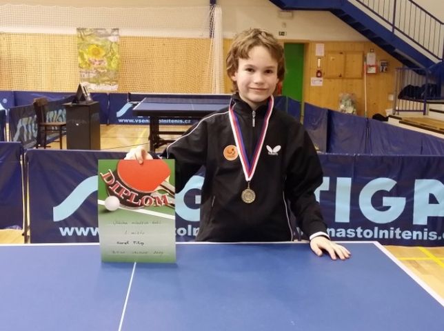 obrázek: Tři víkendové medaile pro stolní tenisty z Vysočiny