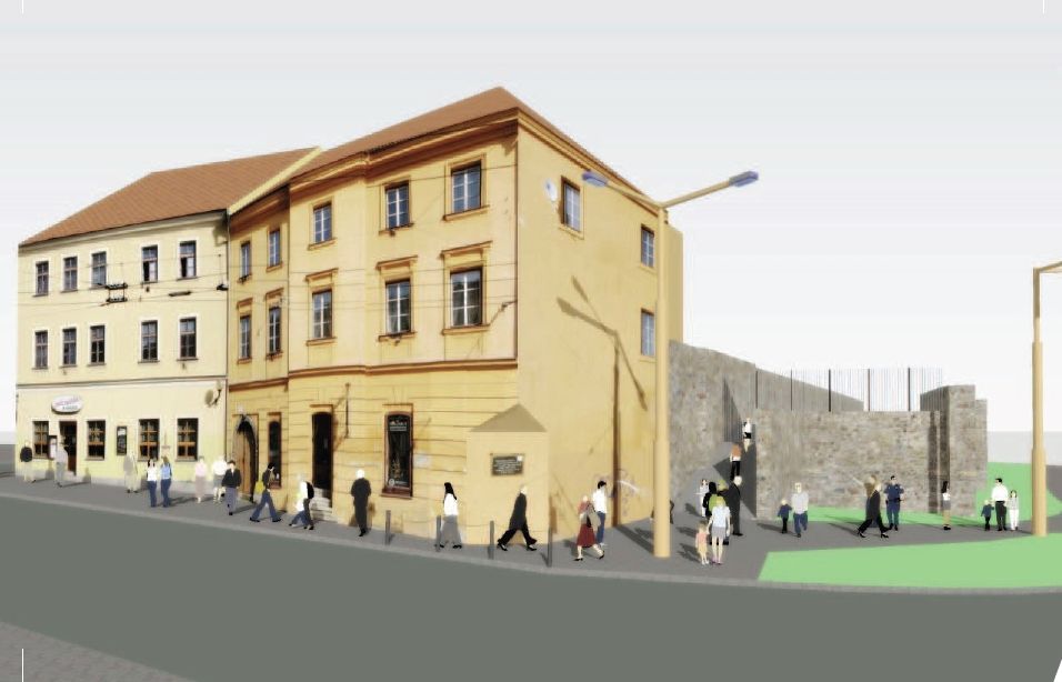 Ubourání rohu domu v Jihlavě pomůže bezpečnosti chodců