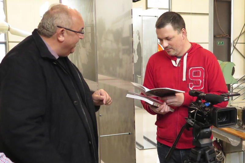 obrázek: V areálu bývalé Baťovy továrny v Třebíči se natáčela Toulavá kamera