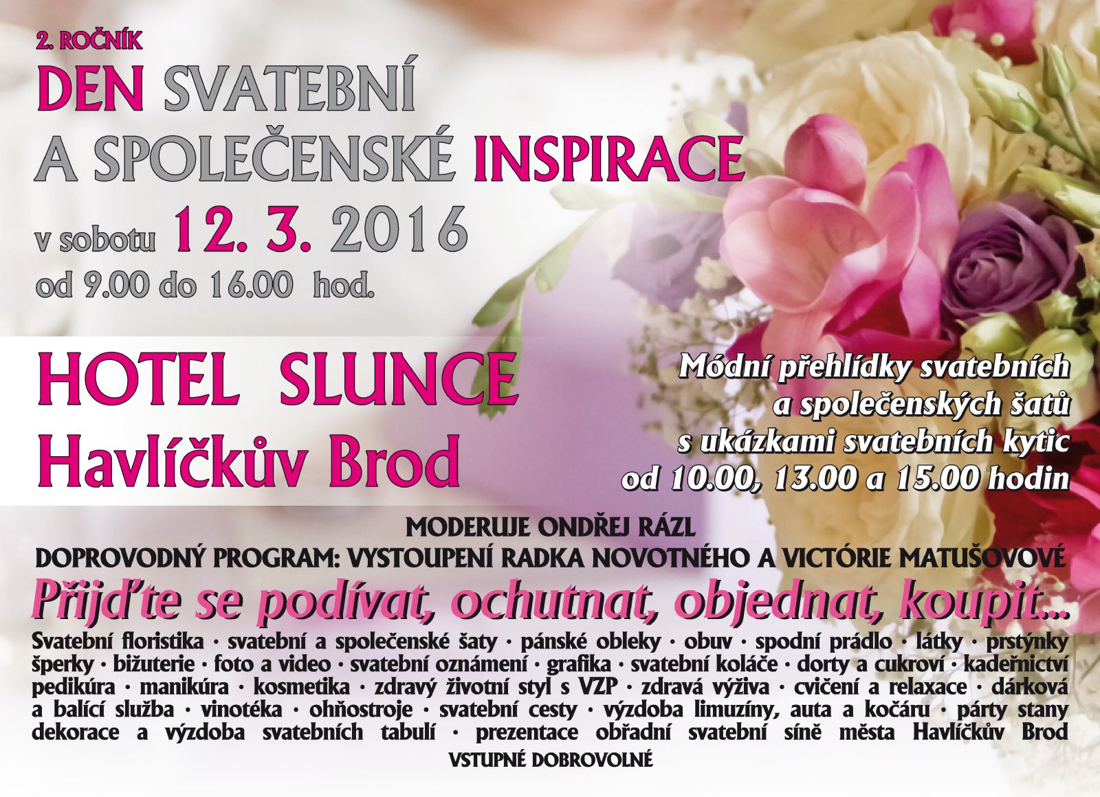 obrázek: V Brodě se uskuteční druhý ročník svatebního veletrhu