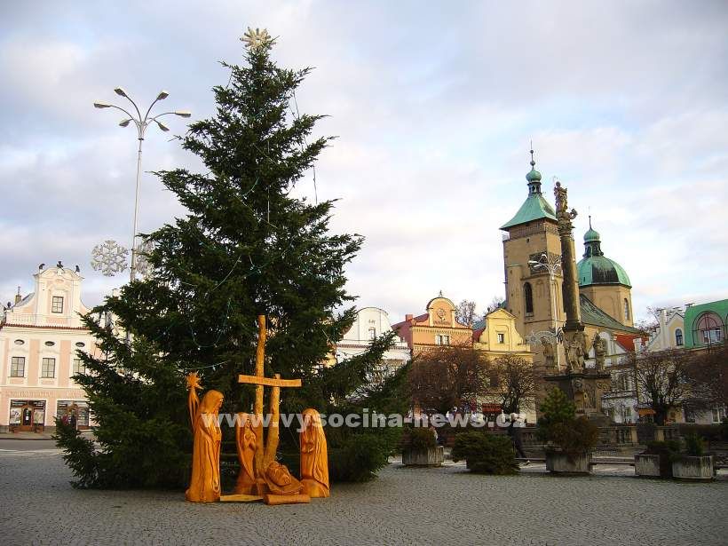 V Brodě se v sobotu rozsvítí vánoční strom