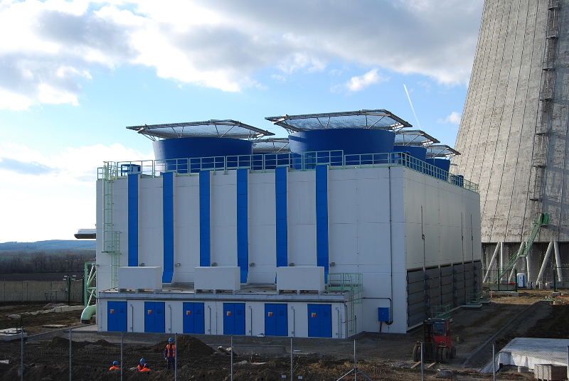 obrázek: V Dukovanech zkouší nové ventilátorové věže
