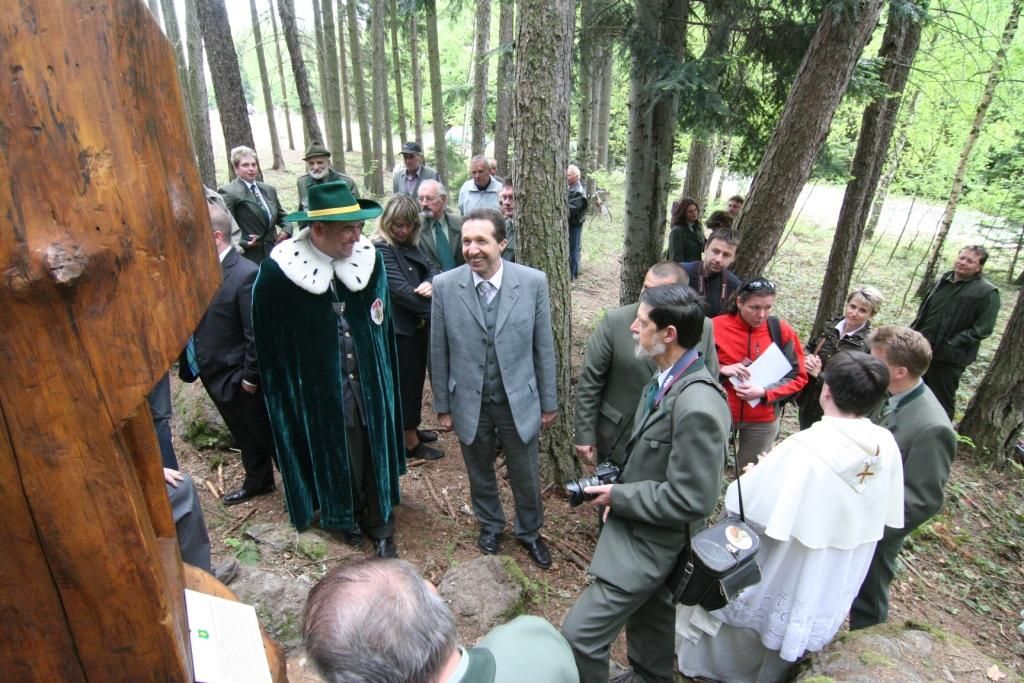 V Jihlavě odhalili pomníček sv. Huberta