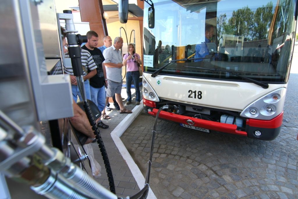 V Jihlavě otevřeli stanici na zemní plyn