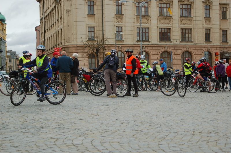 V Jihlavě zahájili cyklojízdou novou cyklistickou sezonu