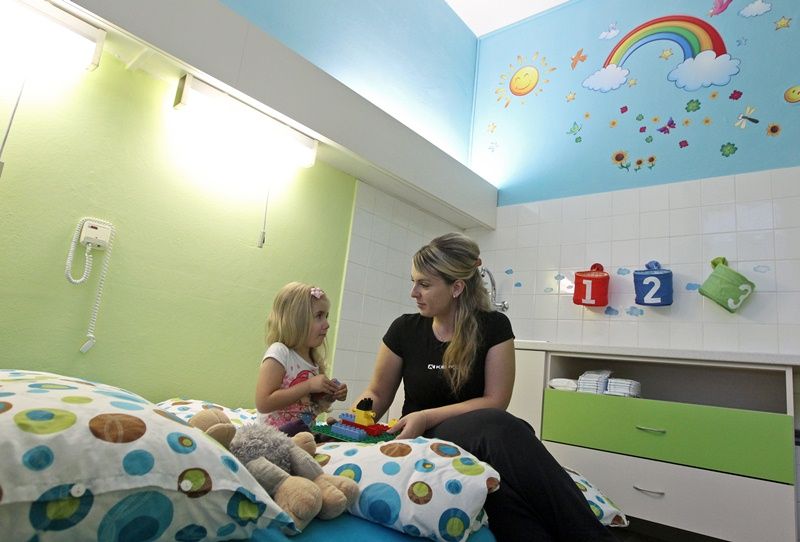 V jihlavské nemocnici připravili pro děti podmořský pokoj