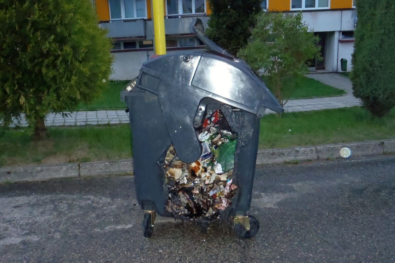 V Kamenici nad Lipou hořely popelnice