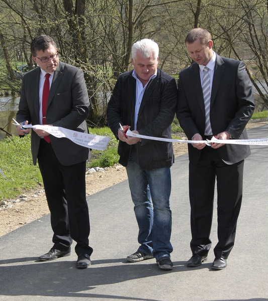 V Ledči otevřeli cyklostesku Ledeč – Podháj