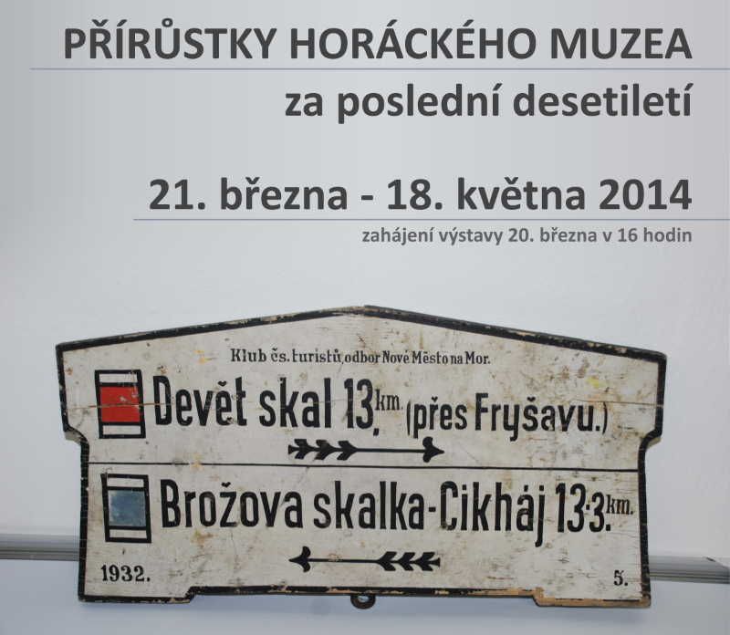obrázek: V Novém Městě představí Přírůstky Horáckého muzea