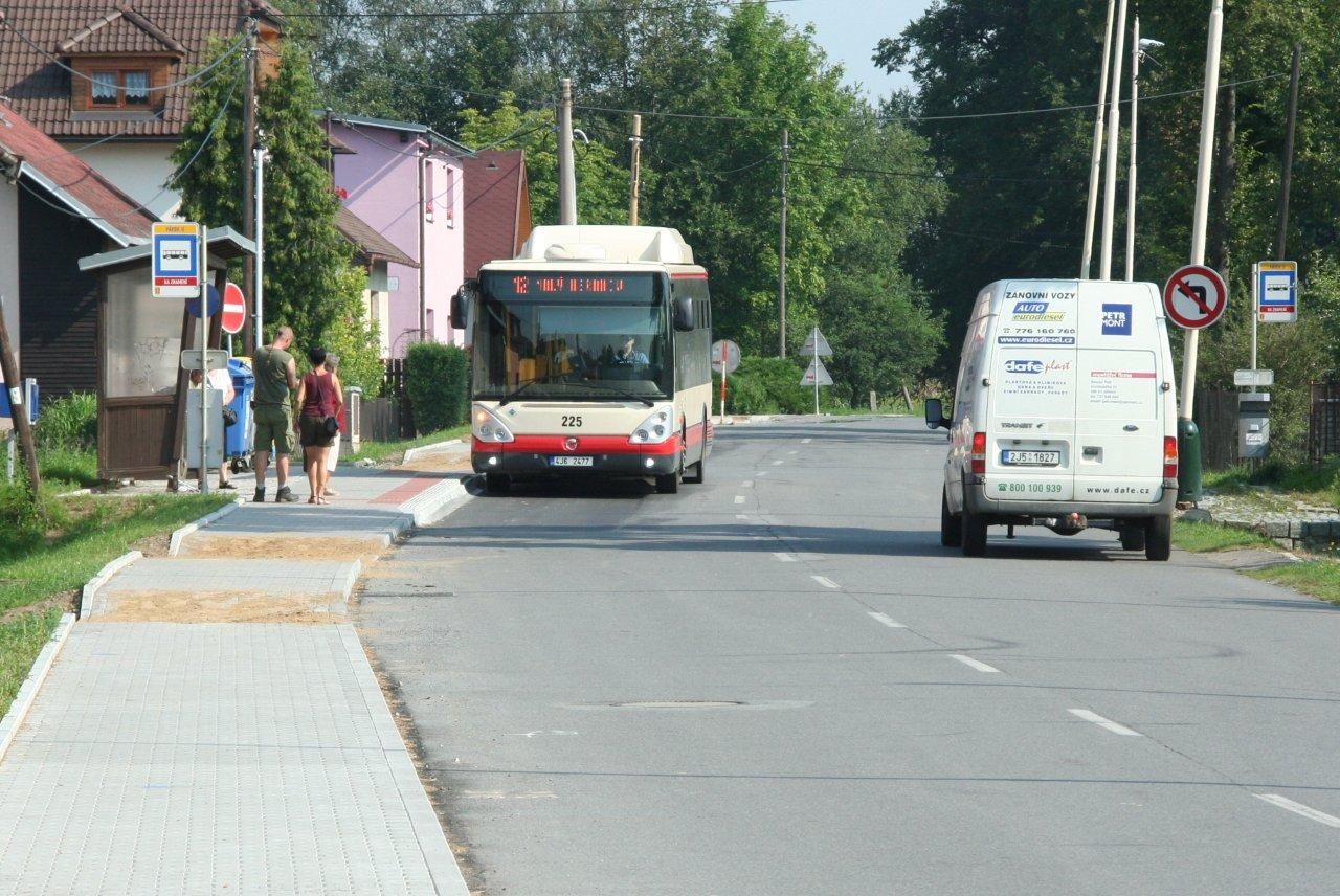 V Pávově dokončili chodník a veřejná prostranství