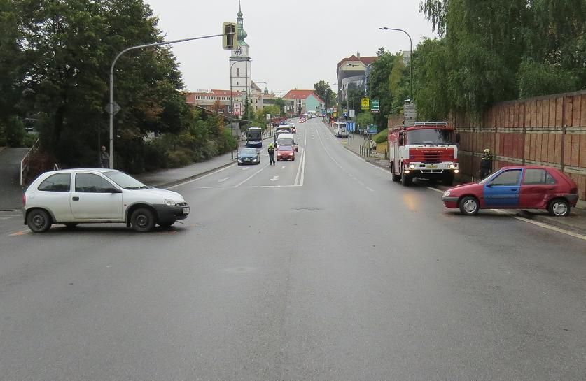 obrázek: V Třebíči hledají svědky pondělní havárie