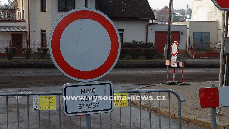 obrázek: V Žižkově ulici v Brodě začaly práce na rekonstrukci silnice