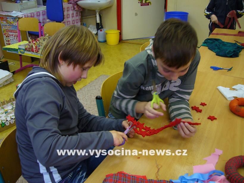 Vánoční dílna na Základní škole Konečná v Brodě