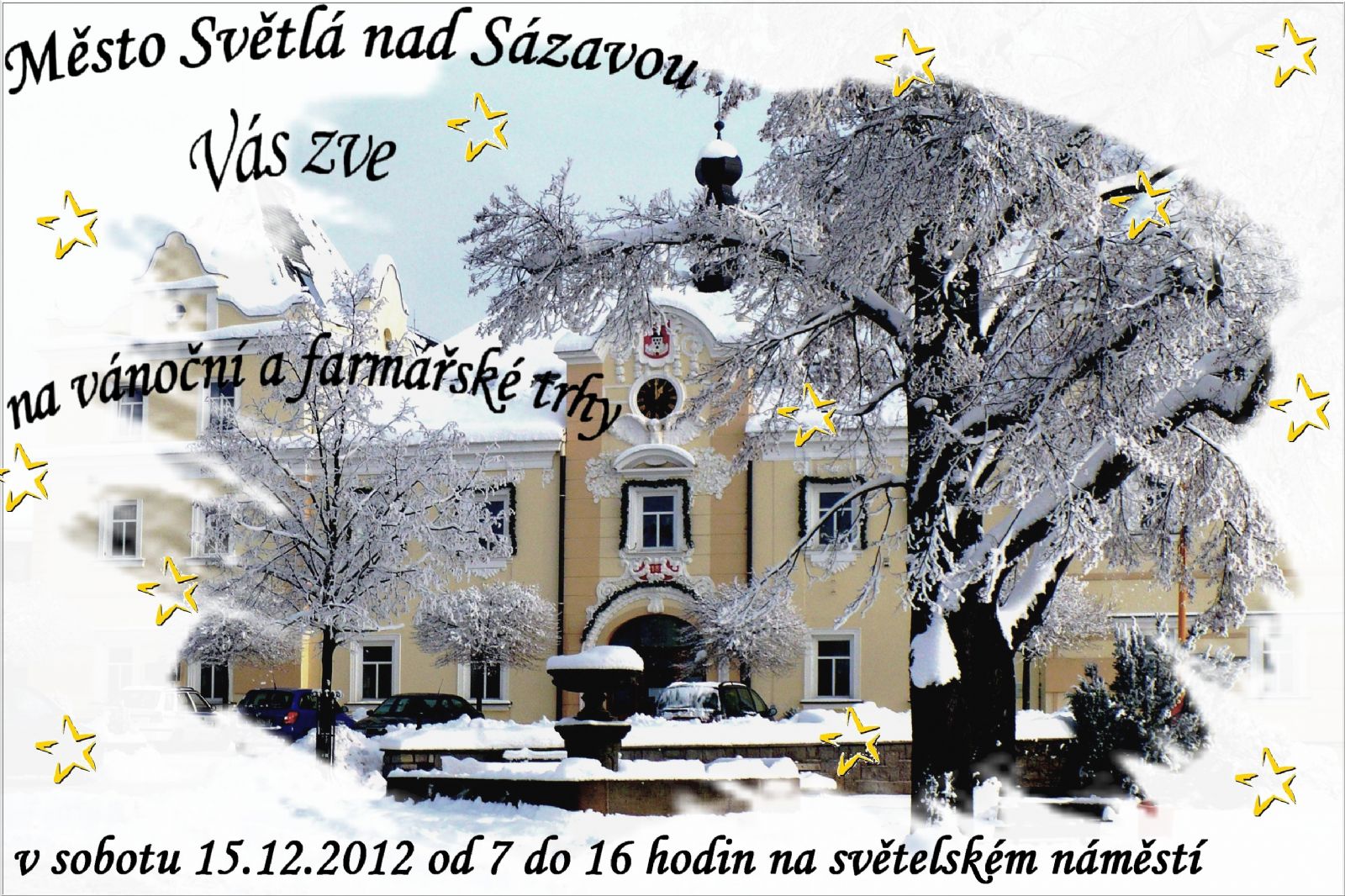 Vánoční farmářské trhy ve Světlé