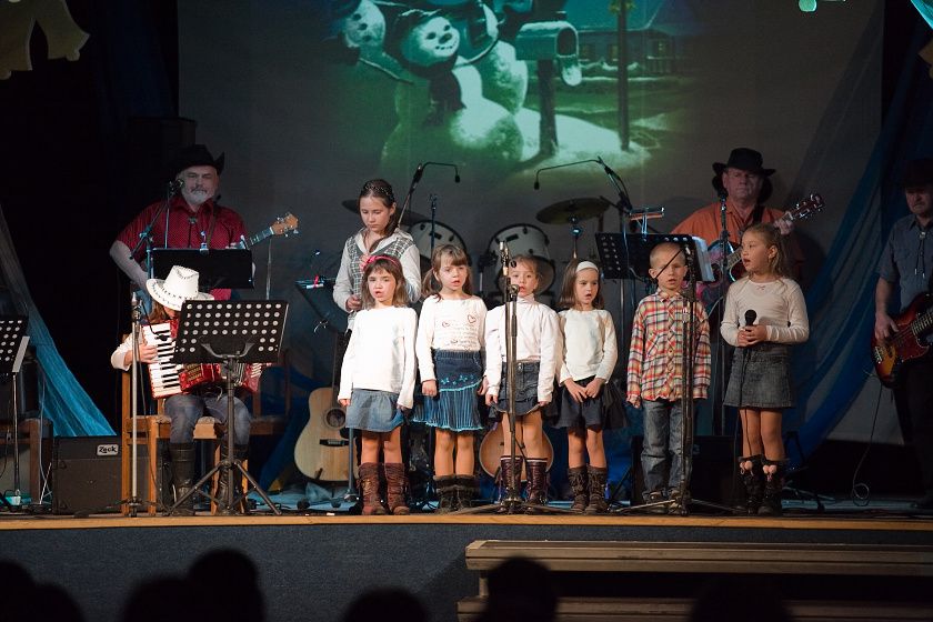 Vánoční koncert Stetson zpříjemnily i děti