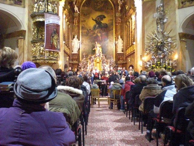 Vánoční koncert v jaroměřickém chrámu sv. Markéty