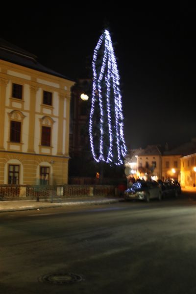 Vánoční strom už svítí také v Jaroměřicích nad Rokytnou