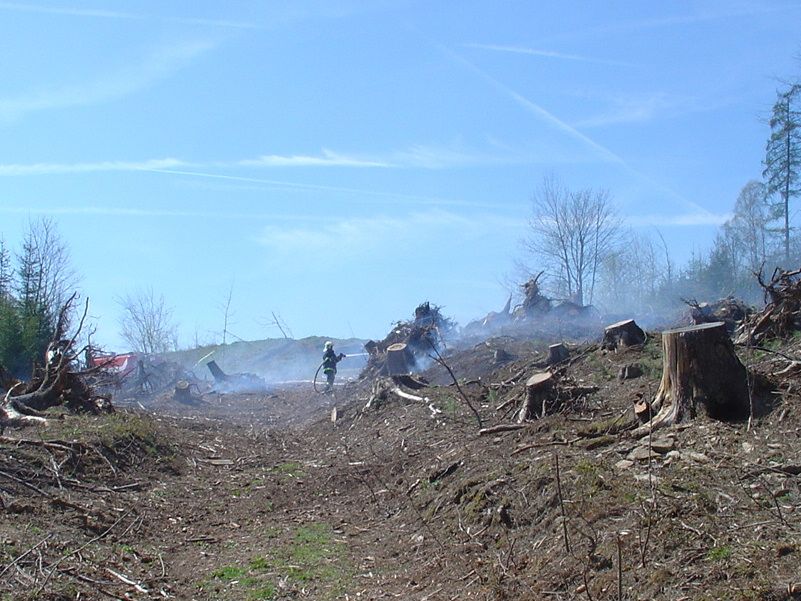 Ve čtvrtek hořel les na Havlíčkobrodsku a Pacovsku