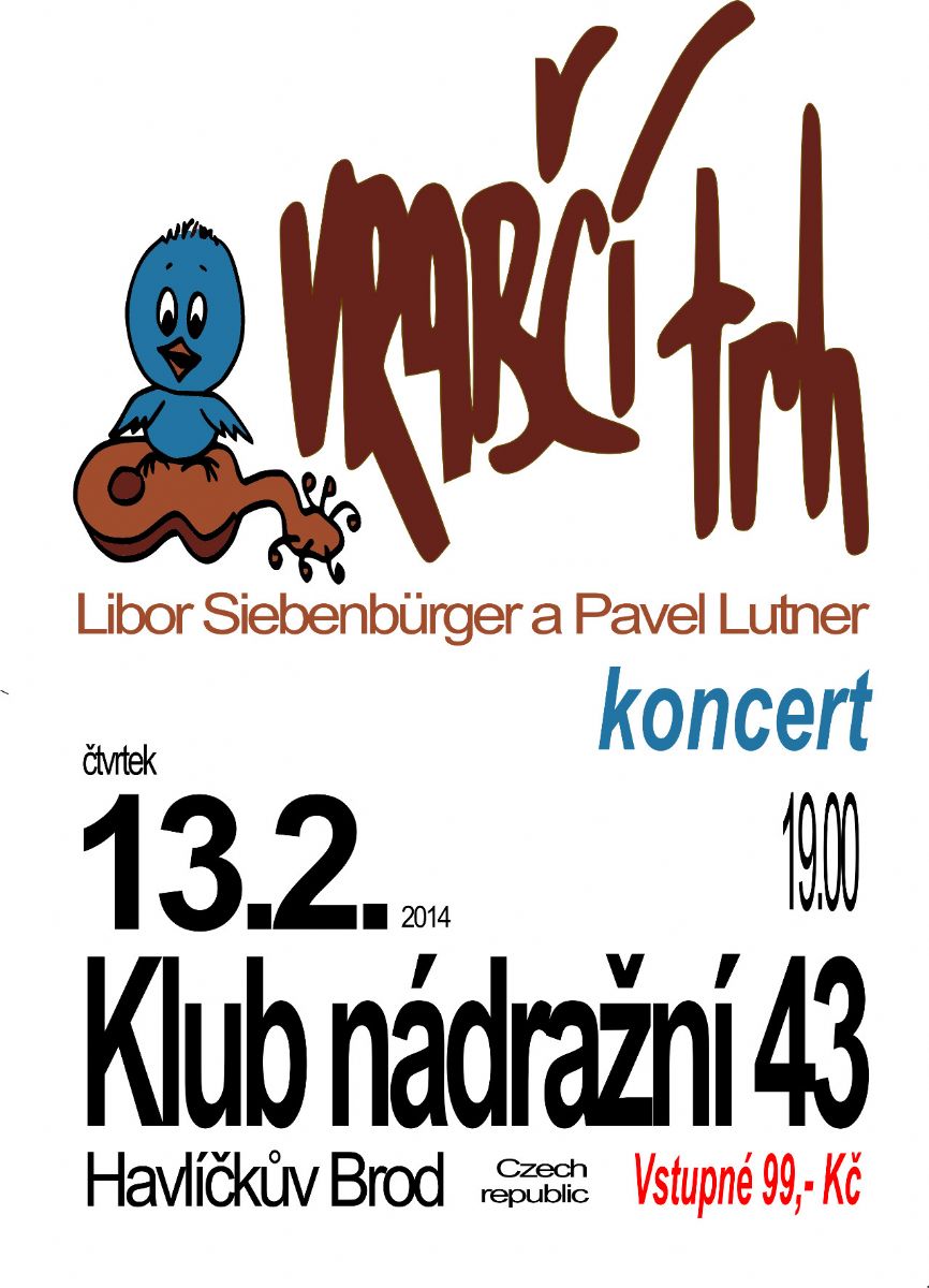 obrázek: Ve čtvrtek v Brodě zahraje Vrabčí trh
