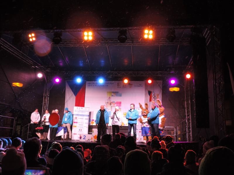 obrázek: Ve Velkém Meziříčí se rozdělovaly olympijské medaile