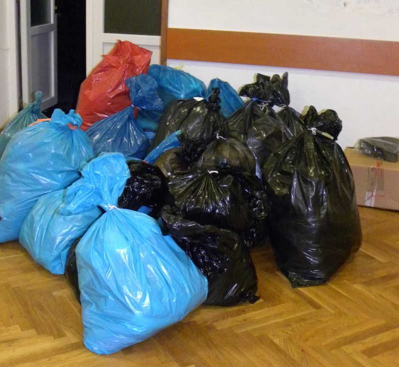 Víkendová humanitární sbírka v Rozsochatci