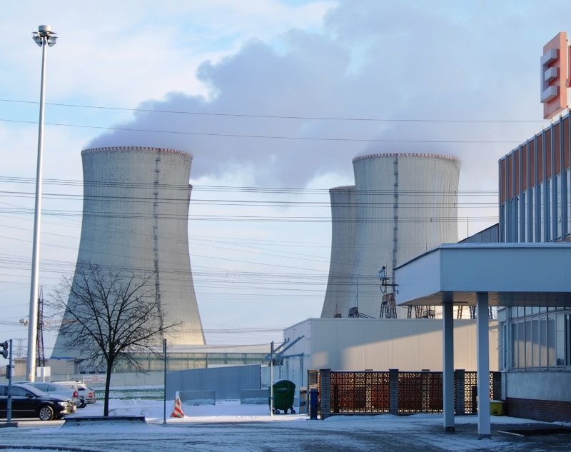 obrázek: Všechny čtyři bloky Jaderné elektrárny Dukovany v provozu