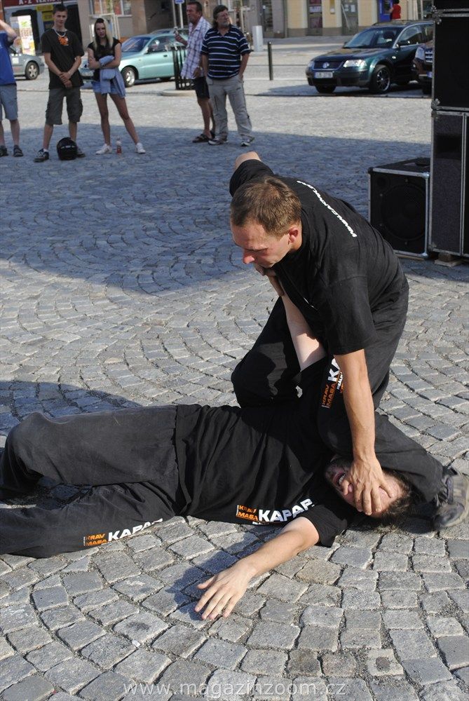 Výuka izraelské sebeobrany v Havlíčkově Brodě