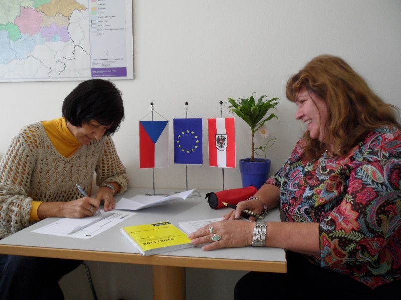 Začal třetí společný projekt škol z Moravských Budějovic a Pulkau