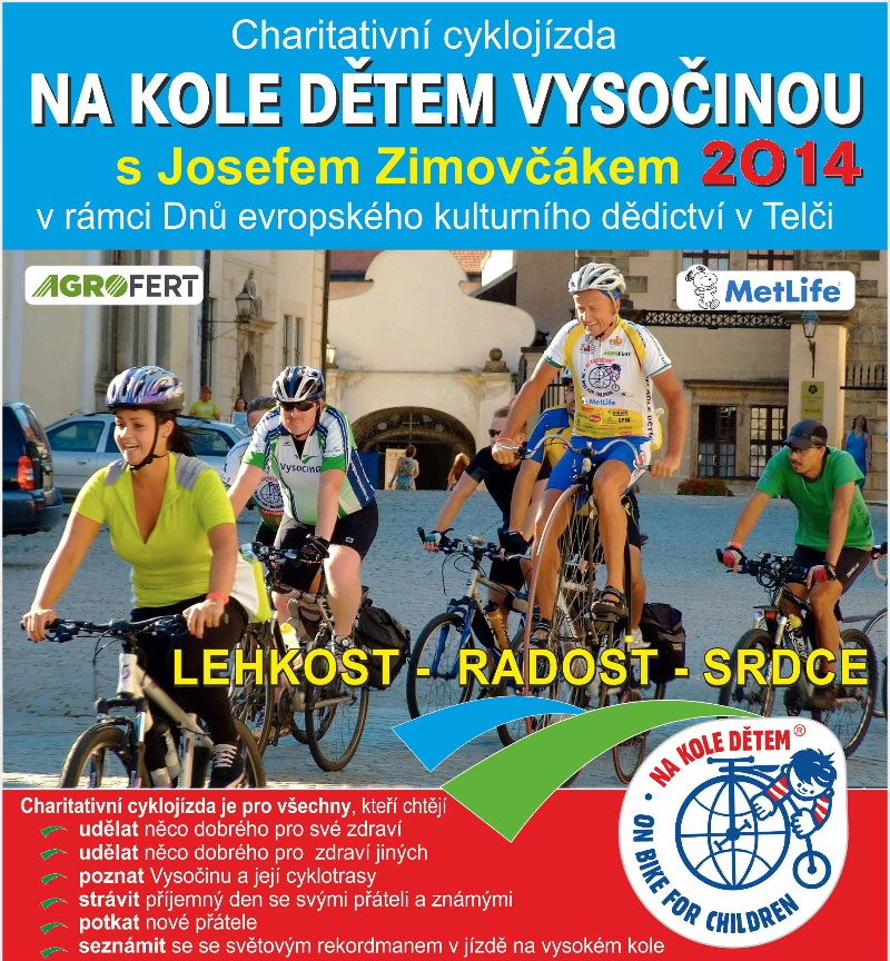 Zájemci mohou šlápnout na Jihlavsku do pedálů pro děti