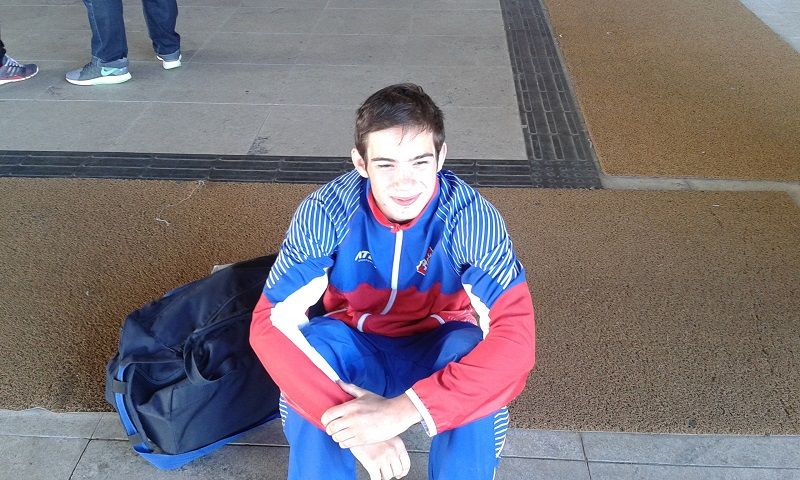 obrázek: Zápasník Libor Milichovský v Brazilii