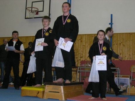 Zástupci světelského kung-fu na turnaji v Pelhřimově