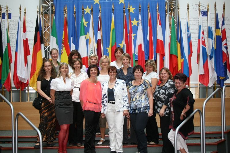 Zástupkyně mateřských center z Vysočiny ve Štrasburku