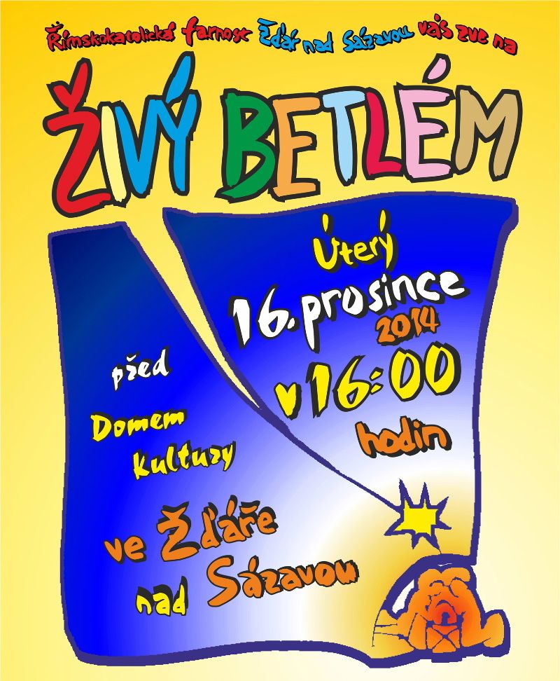 obrázek: Živý betlém ve Žďáře nad Sázavou