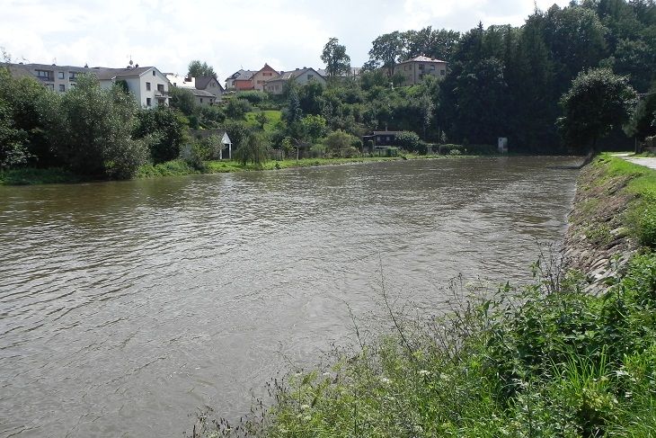 Zvýšení hladiny řek ve Světlé