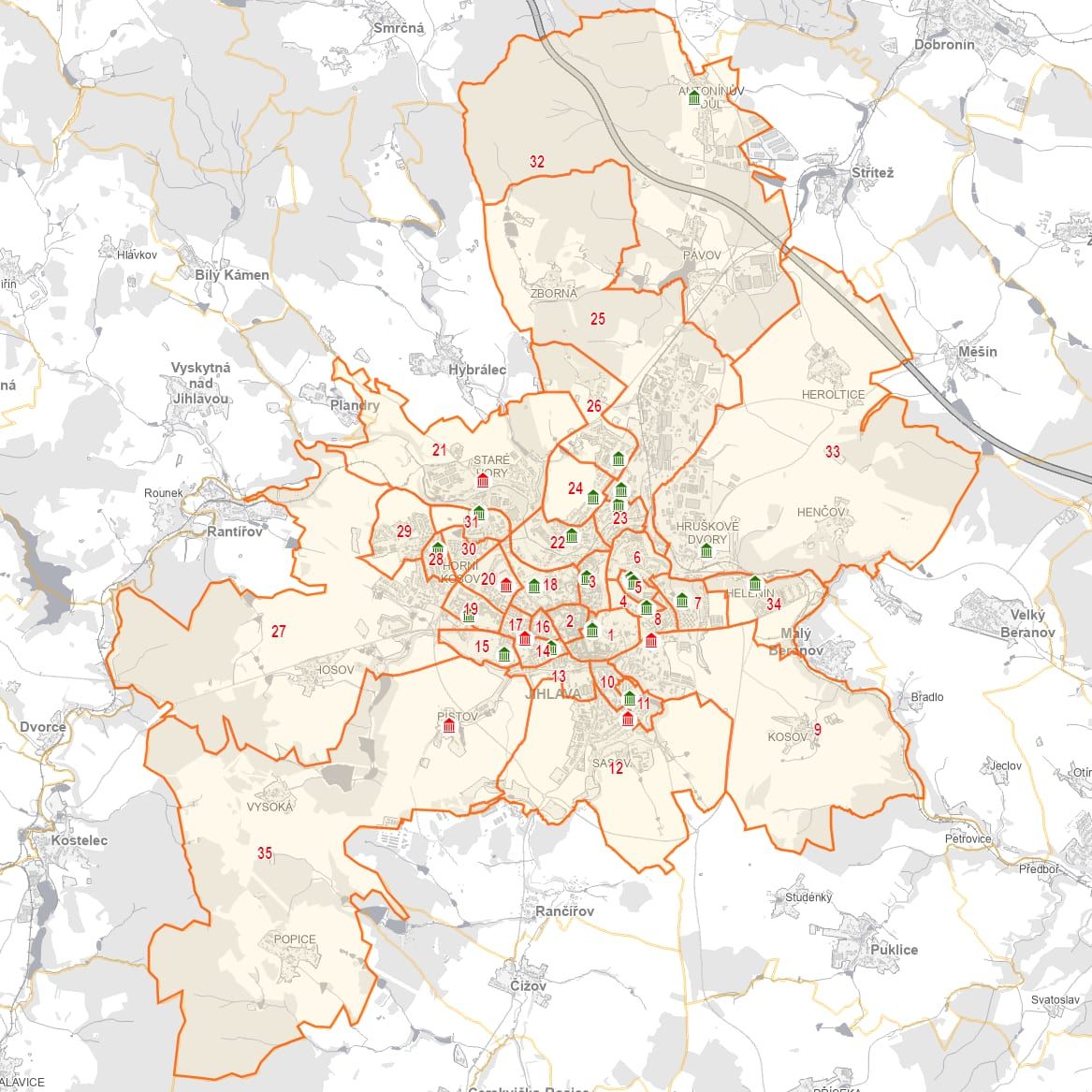 Jihlava zrušila okrsky, voliči by si měli ověřit nové místnosti