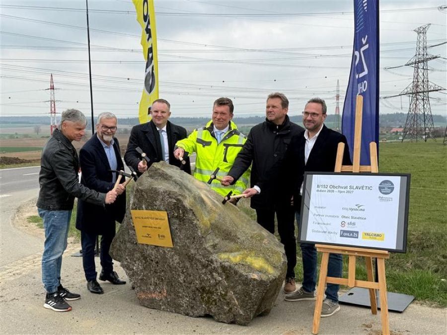 Obchvat Slavětic uleví obci a připraví trasu pro dopravu k Dukovanům