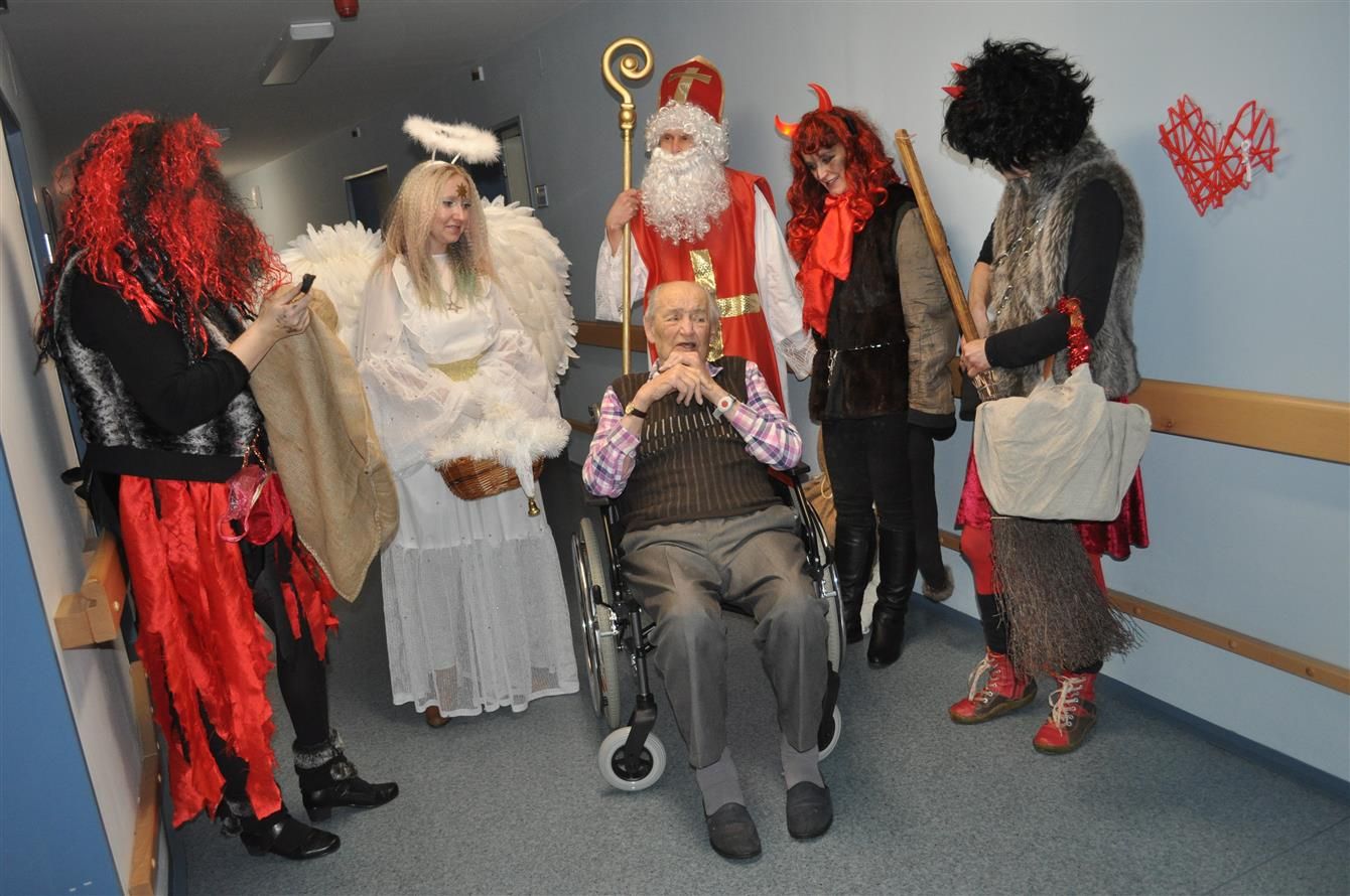 obrázek: Mikulášská nadílka v pelhřimovském Domově s pečovatelskou službou