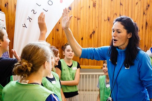 Mistryně světa a bronzová olympijská medailistka Šárka Kašpárková na návštěvě v ZŠ a MŠ Křižanov