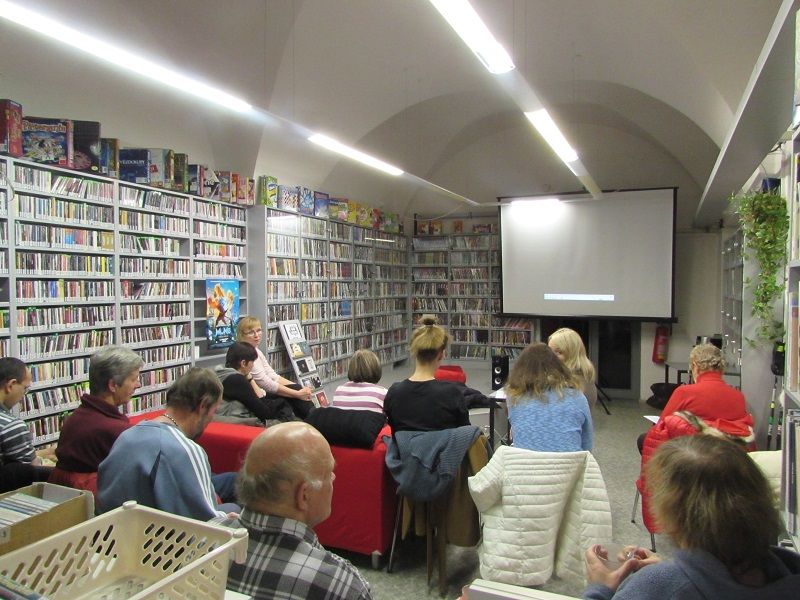 obrázek: Biograf v krajské knihovně