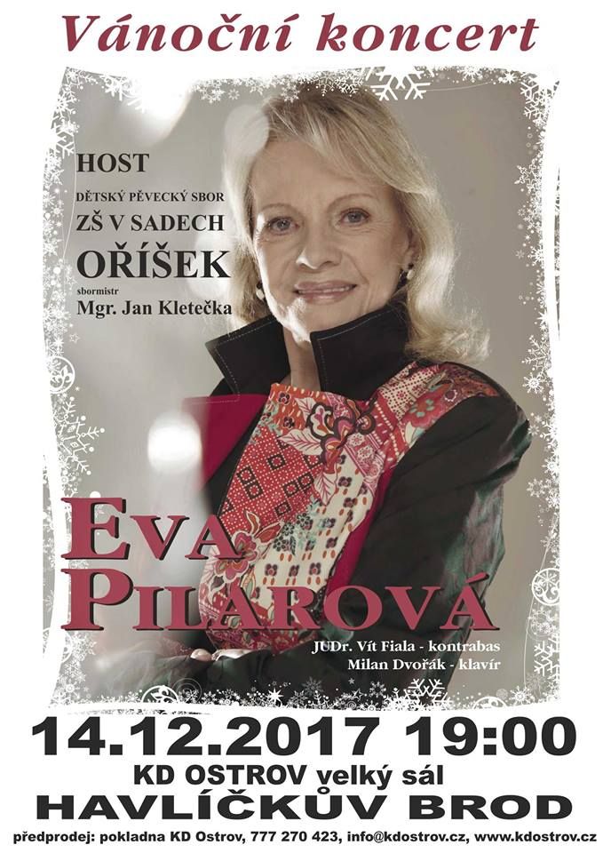 Dětský sbor Oříšek zazpívá s Evou Pilarovou v Havlíčkově Brodě