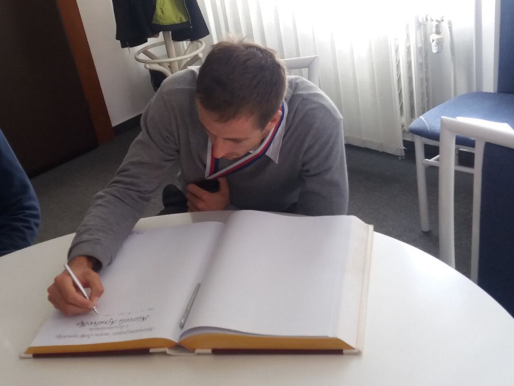 obrázek: Mistra republiky přijali na havlíčkobrodské radnici 