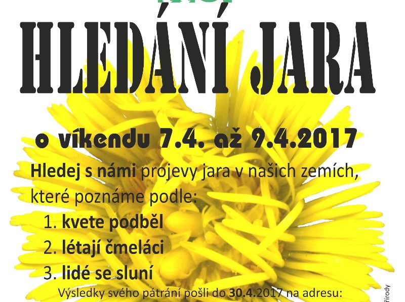 Na Jihlavsku budou hledat jaro