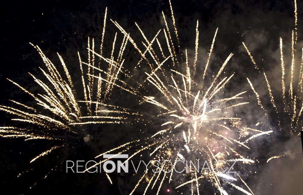 Příchod nového roku oslaví města i obce na Vysočině ohňostroji i slavnostními přípitky
