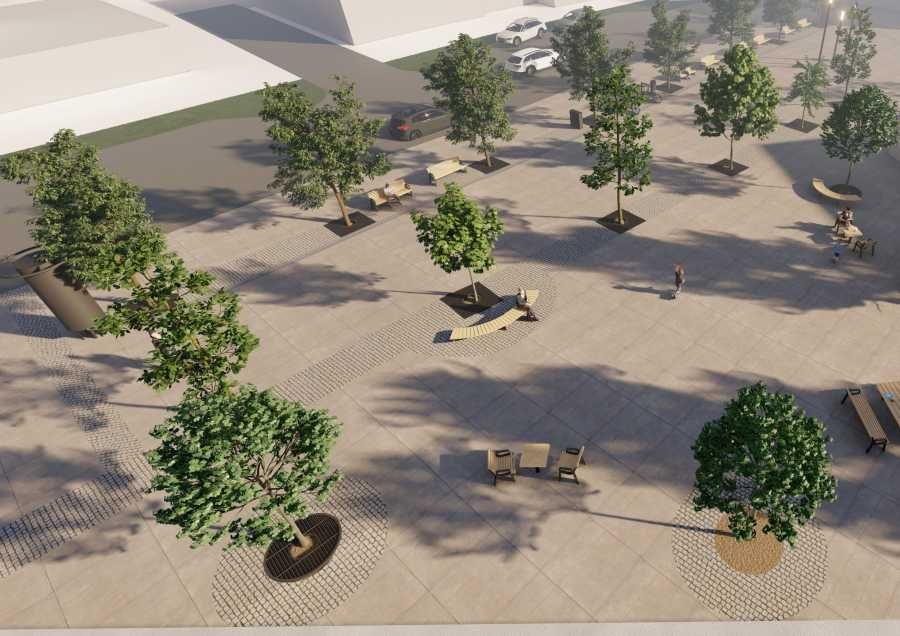 Žďár nad Sázavou revitalizuje centrum: Více zeleně a cyklostezka do 2026