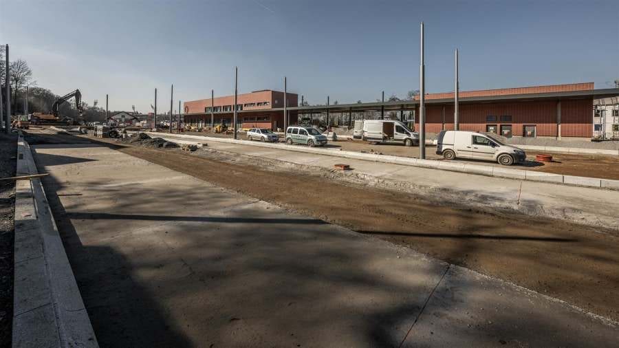 Centrální dopravní terminál v Jihlavě bude dokončen v polovině roku 2026