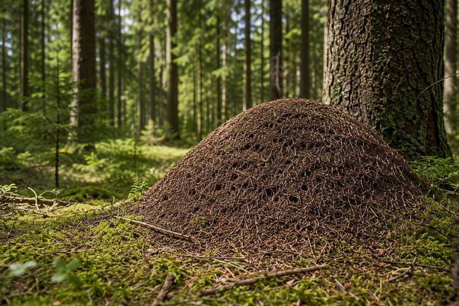 Vyfoťte v lese mraveniště a pomozte vědcům. Projekt mapuje lesní mravence v Evropě